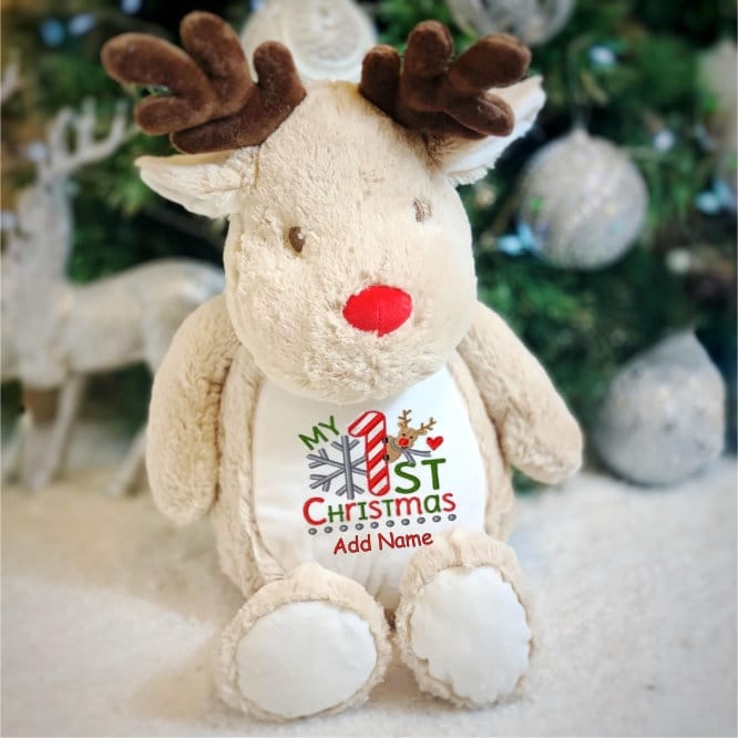 My 1st Christmas Personalised reindeer