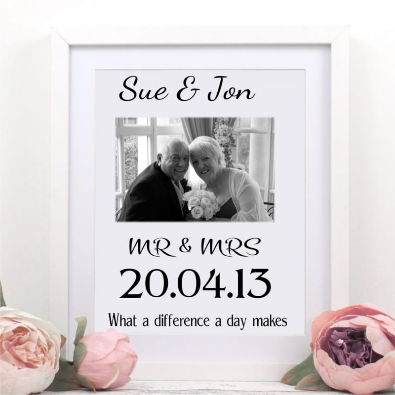 Personalised wedding or anniversary gift