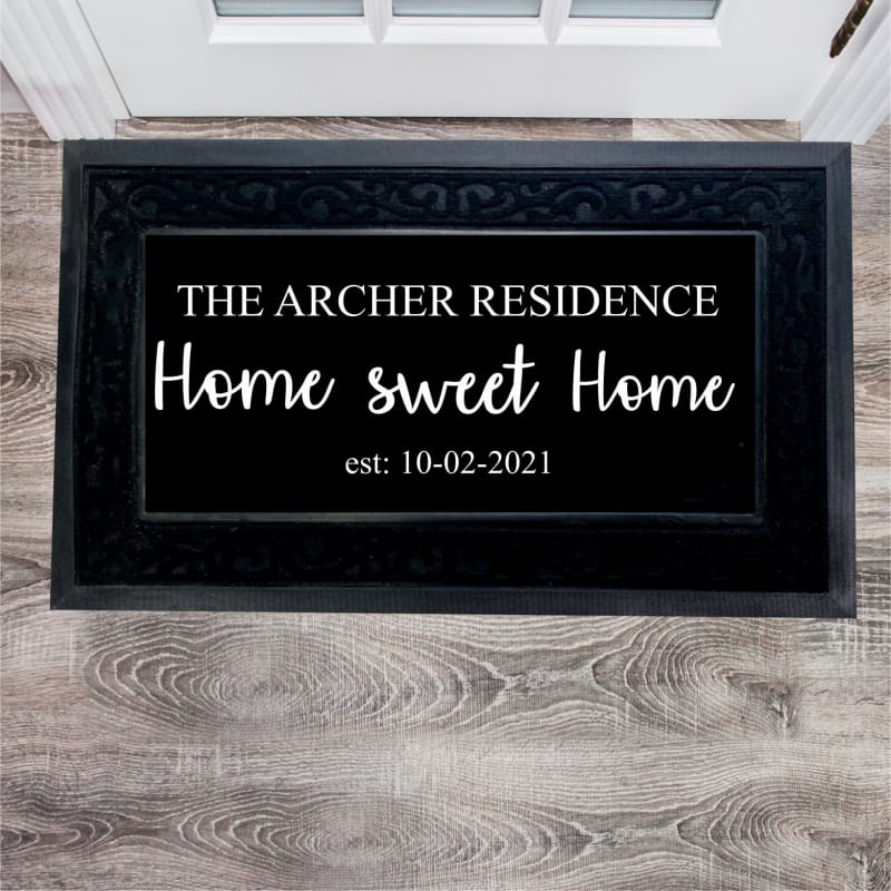 Personalised Doormat Home Sweet Home
