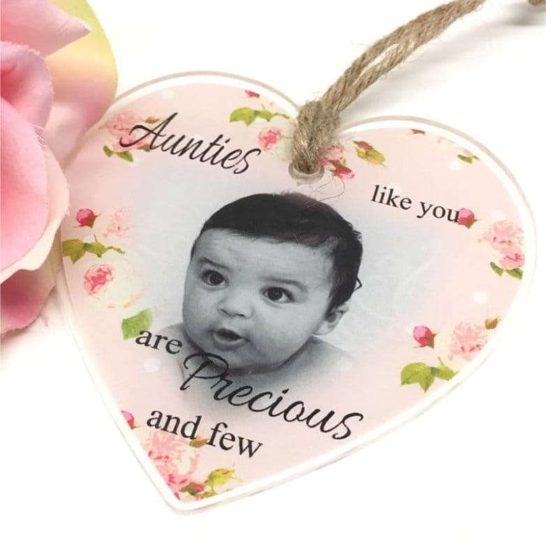 Personalised Acrylic Hanging heart -Precious and few