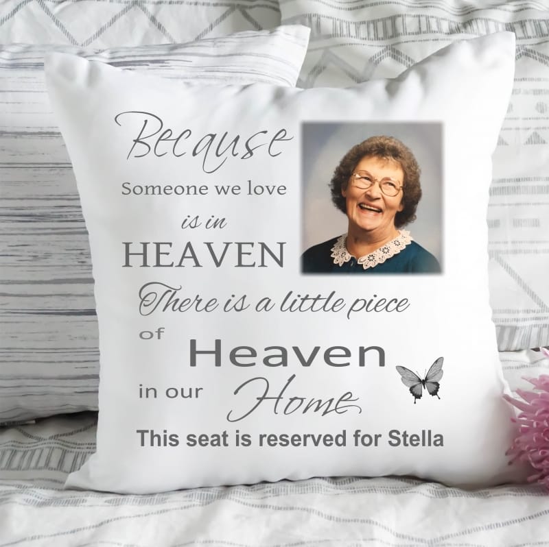 Personalised cushion - Heaven in our home