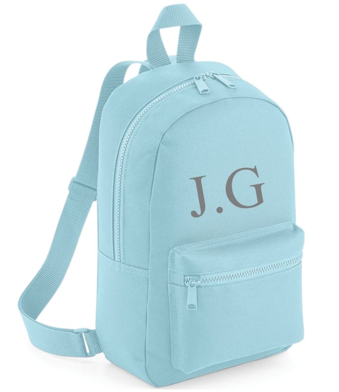 Personalised Embroidered Backpack - Blue