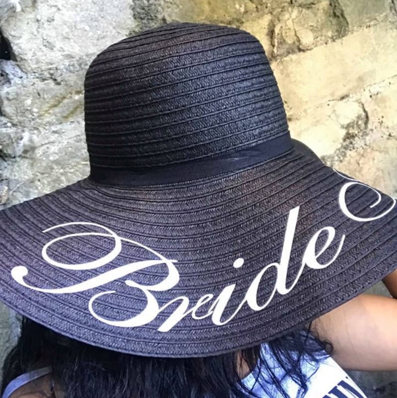 Personalised Bride hat