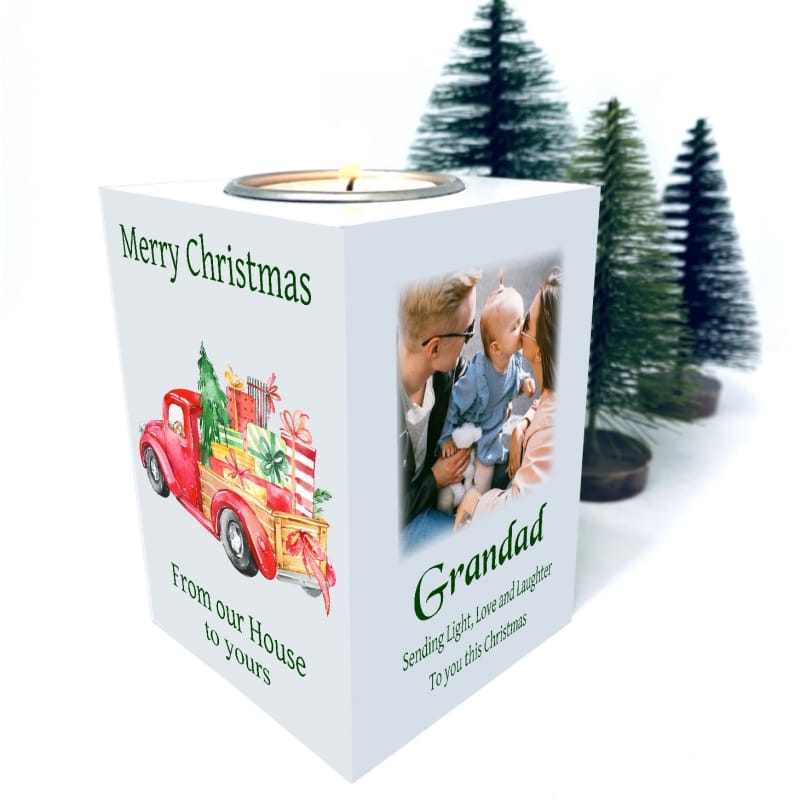 Christmas Tealight Holder - Sending light, Love and Laughter