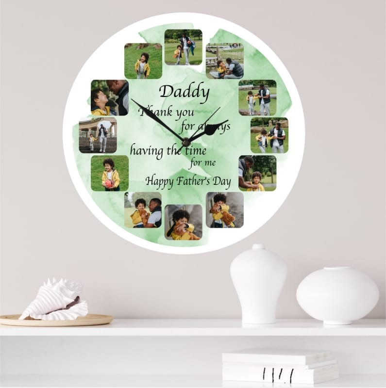 Father's day clock - Having the time for us 