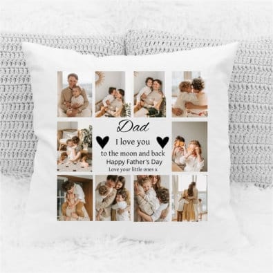 Father's day Cushion - I Love You To The Moon.