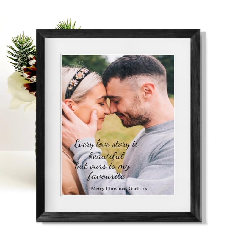 Personalised Christmas Photo Gift - Every love story 