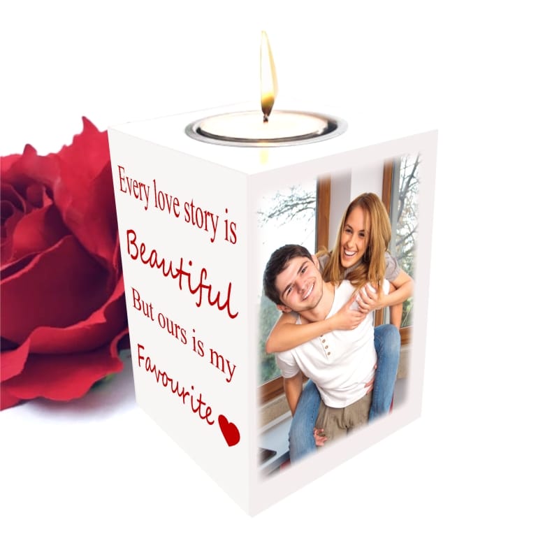 Personalised tealight - Every love story