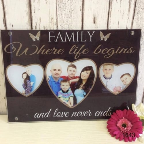 Family: Block, Frame or Plaque