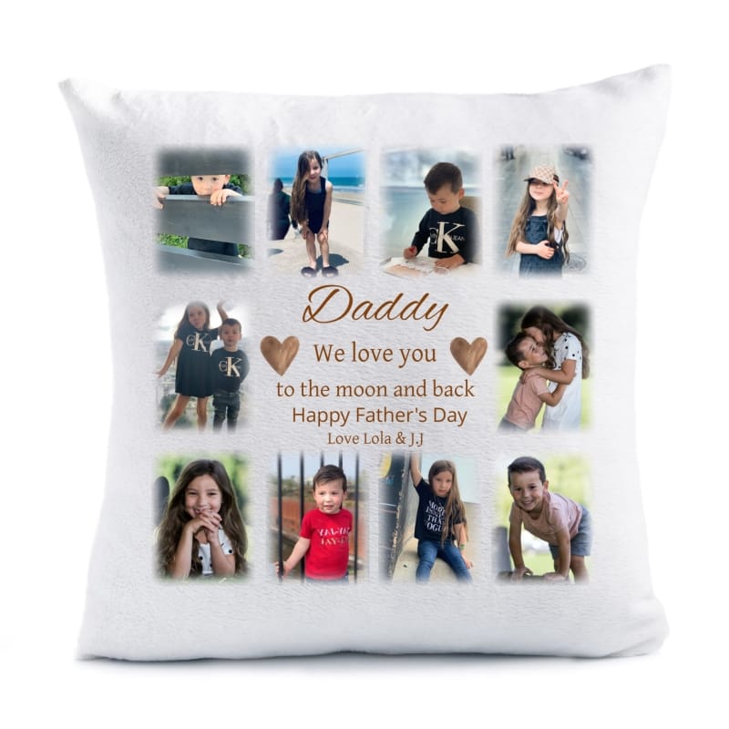 Father's day Cushion - I Love You To The Moon.