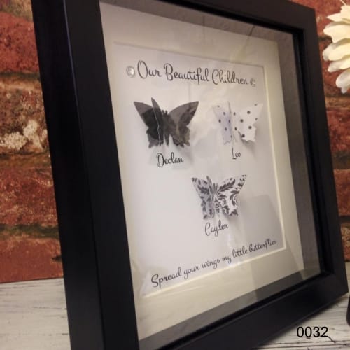 Handcrafted : MY/OUR CHILDREN butterfly