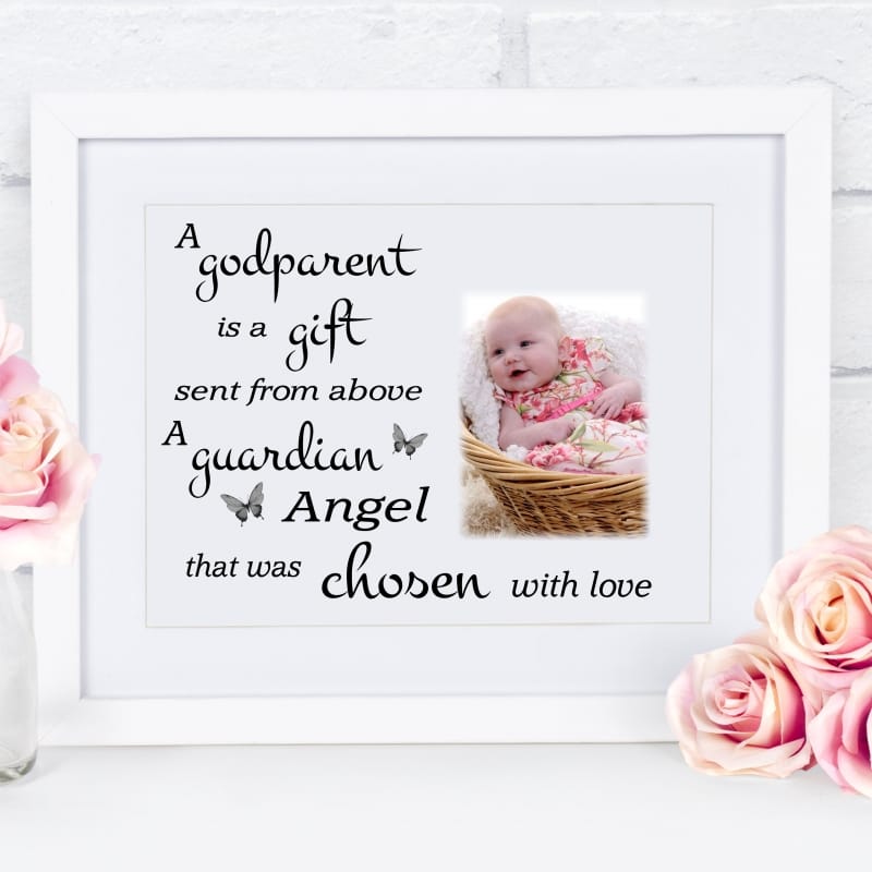 A godparent is : Frame, Block or Plaque
