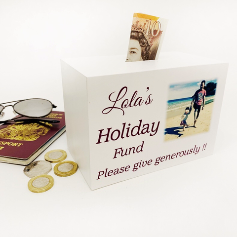 Personalised  Money Box Holiday Fund