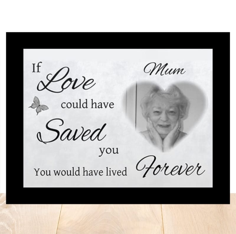 A4 Mounted Print If love could have saved you