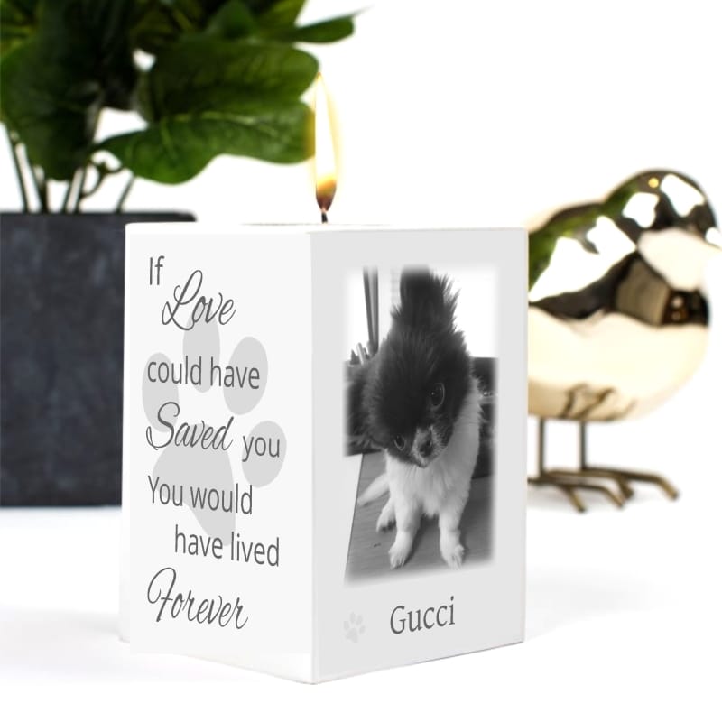 Tealight holder - Pet, If love could have saved you