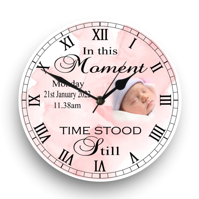 Personalised clock - Moments in time 1 photo