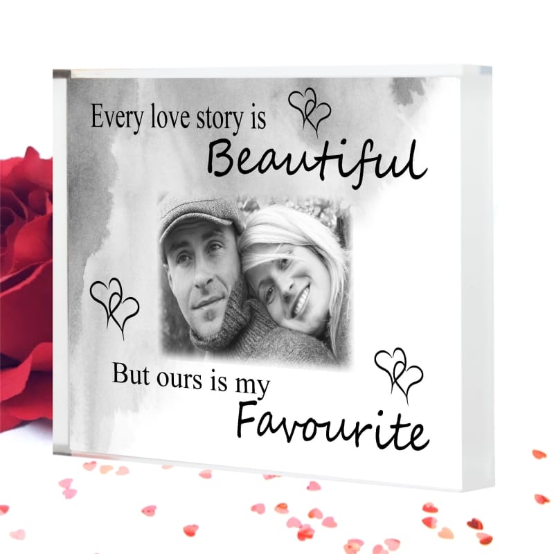 Personalised Photo block - Every love story