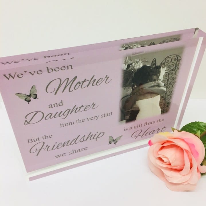 Personalised Photo block - Mother and Daughter