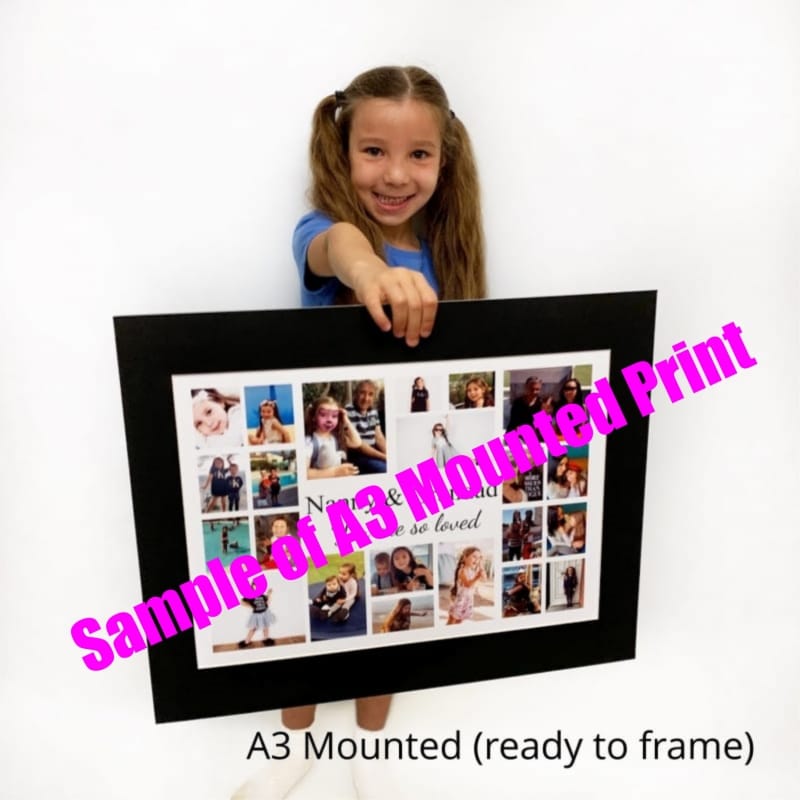Mummy photo collage - Birthday gift 