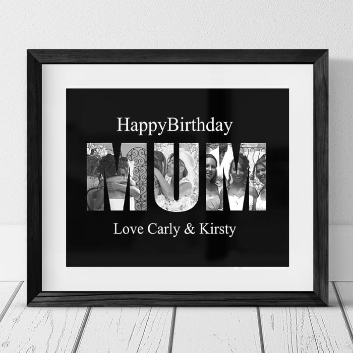 Mum personalised photo collage Birthday