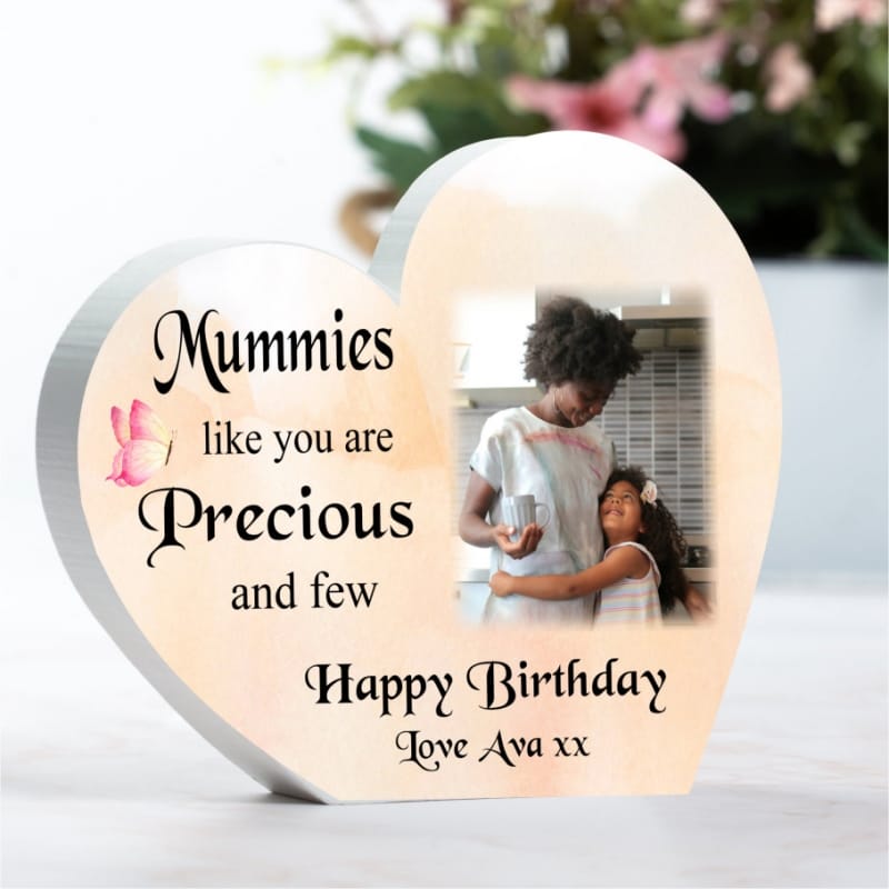 Personalised Wooden Birthday Heart - Precious and few
