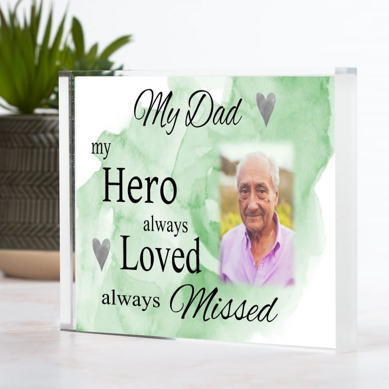Personalised remembrance : Always loved block