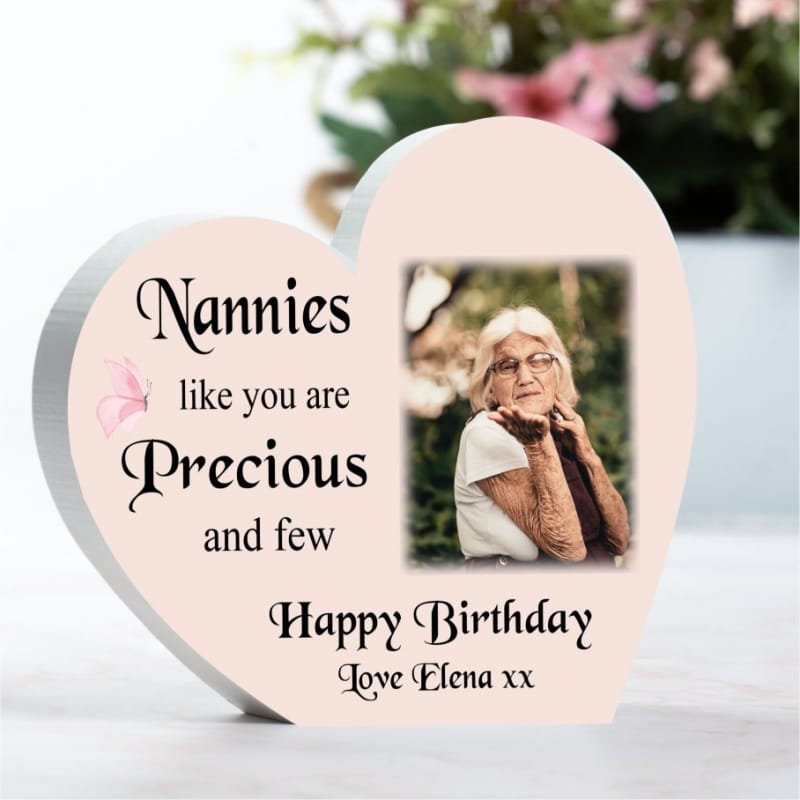 Personalised Wooden Birthday Heart - Precious and few