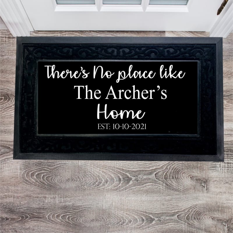 Personalised Doormat No place like home