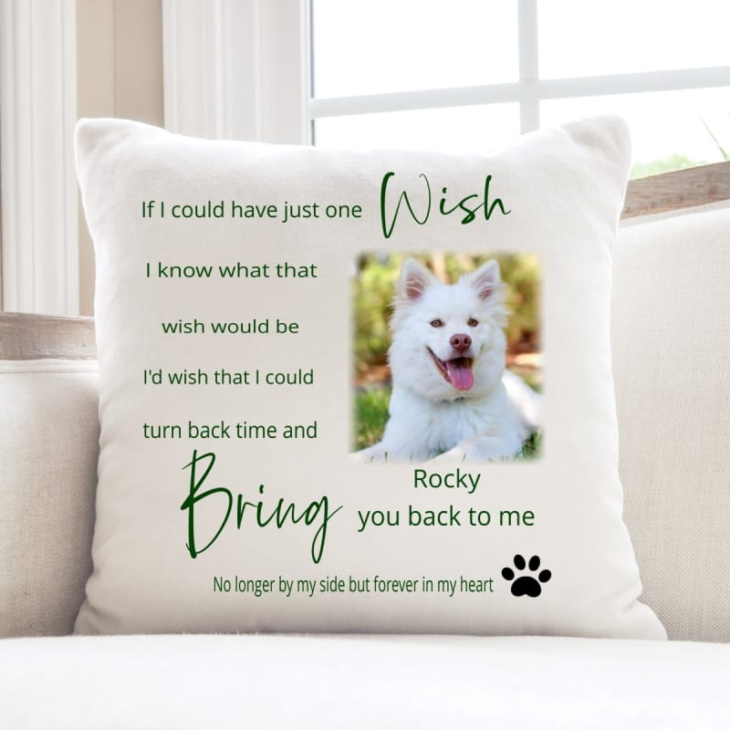 Personalised cushion - One wish pet
