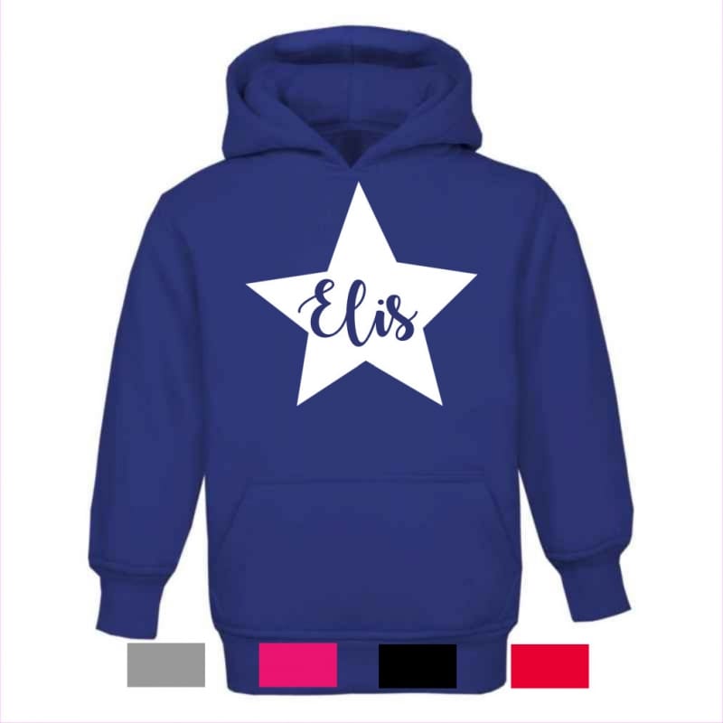 Personalised star name hoodie