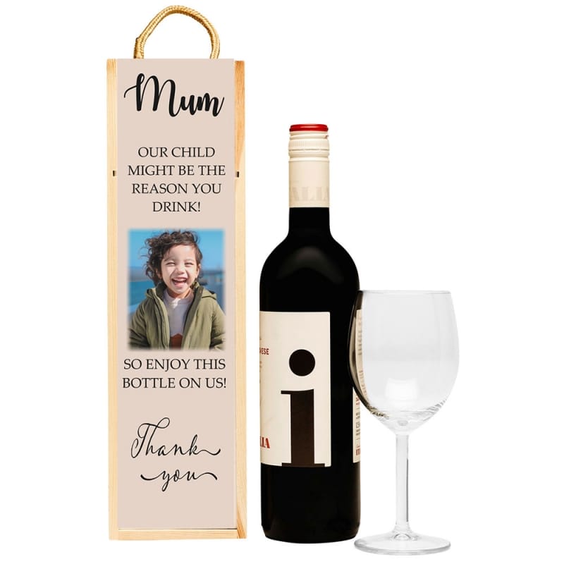 Personalised bottle box - Mother's day