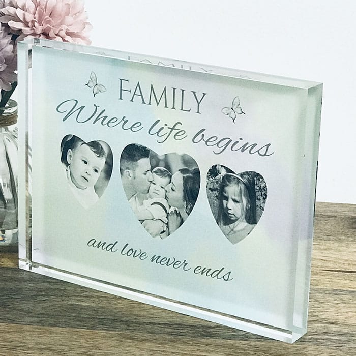 Family: Block, Frame or Plaque