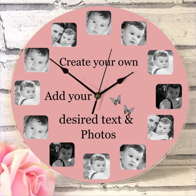 Create Your Own 12 Photo Clock