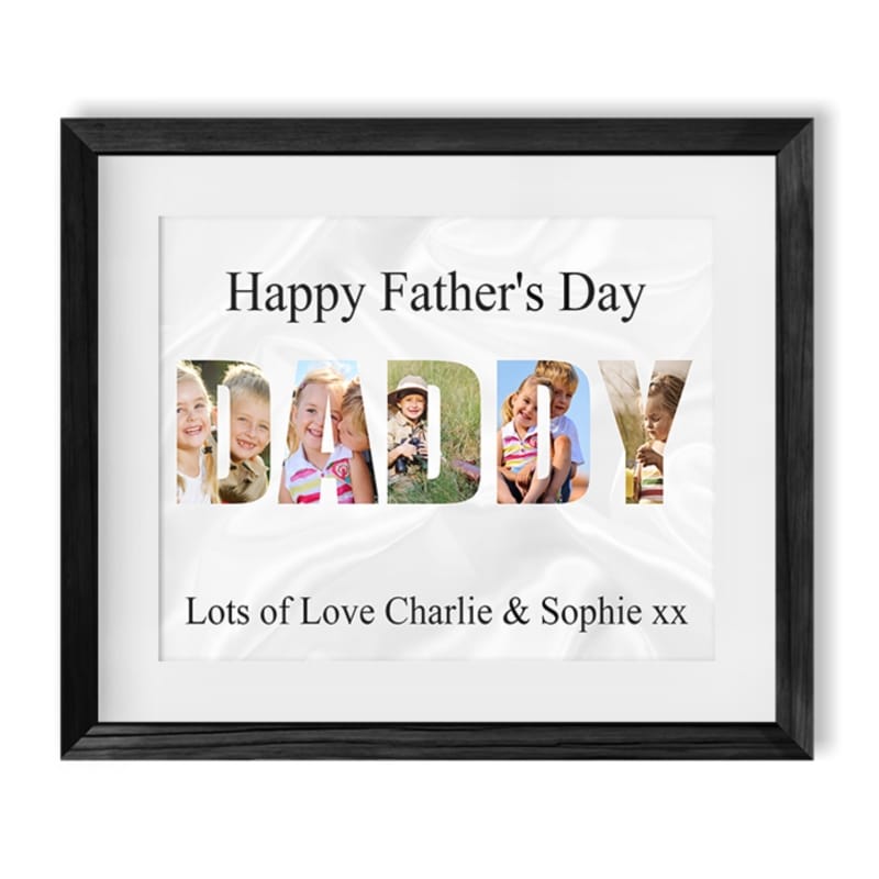 Daddy photo collage - Father's Day gift 