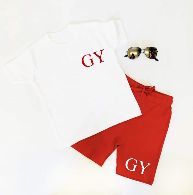 personalised short sets