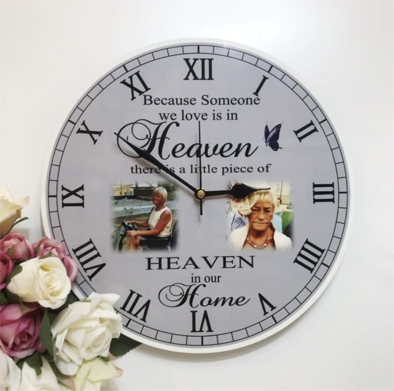 BOGOF Personalised clock - Heaven...
