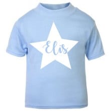 Personalised star name t-shirt