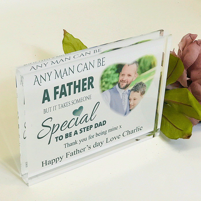 Any Man Can Be A Father : Frame, Block or Plaque