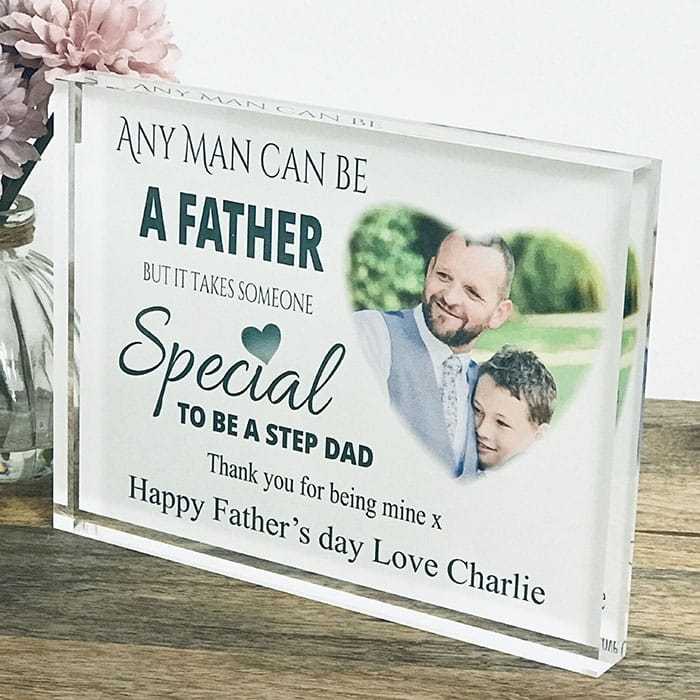 Any Man Can Be A Father : Frame, Block or Plaque