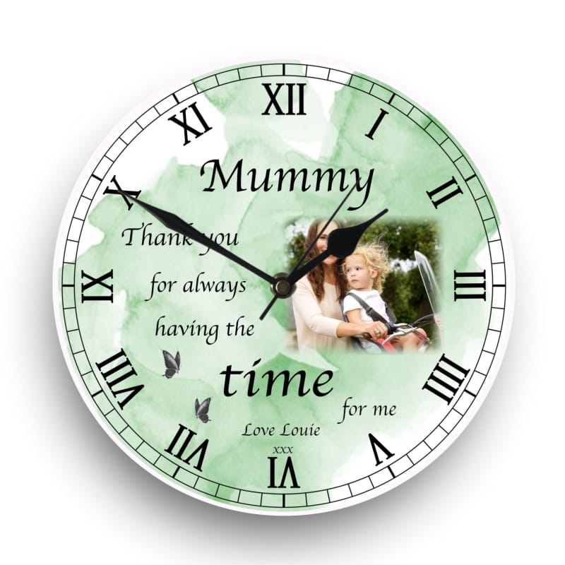 Personalised clock - Thank you for...