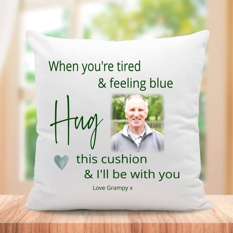 Personalised cushion - Feeling blue
