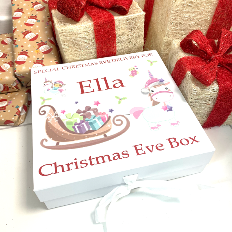 Unicorn Personalised Christmas Eve Box