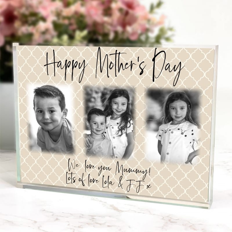 Mother's Day Mummy Photo Block Collage 