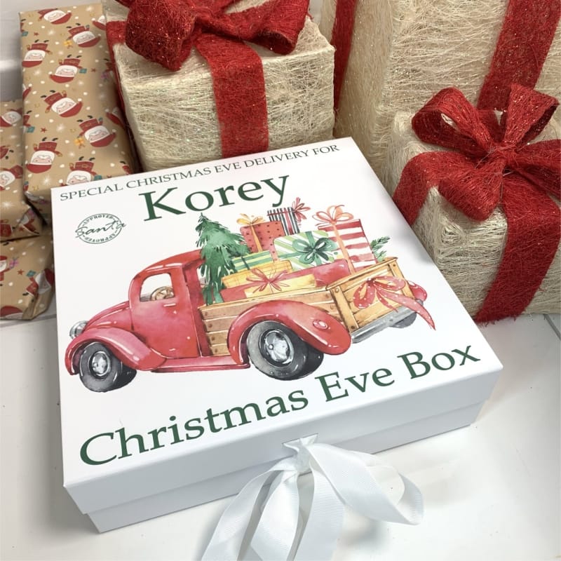Lorry Personalised Christmas Eve Box