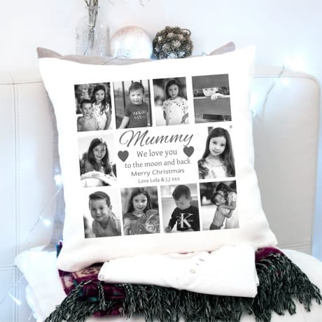 Christmas Cushion Mum- Love You To The Moon