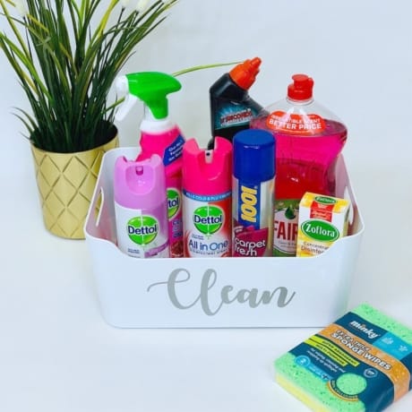 Mrs Hinch inspired cleaning basket