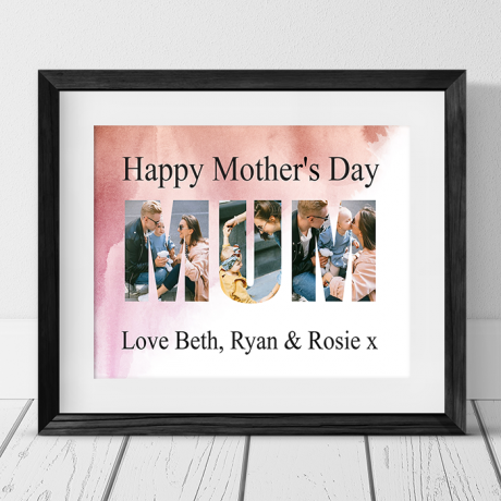 Mum personalised photo collage mother's day