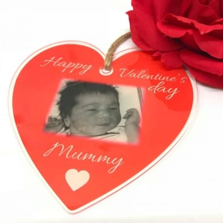 Personalised Valentine's Hanging Heart - Mummy