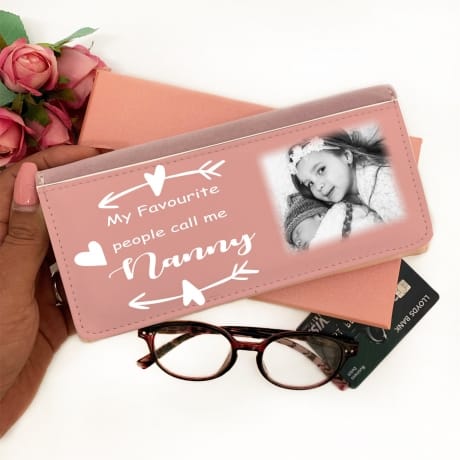 Personalised Pink Purse - My favourite people