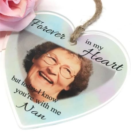 Personalised Acrylic Heart - Forever in my heart